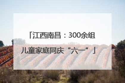 江西南昌：300余组儿童家庭同庆“六一”