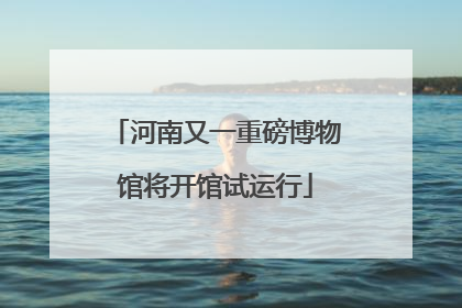 河南又一重磅博物馆将开馆试运行
