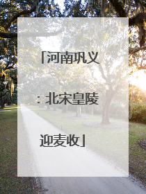 河南巩义：北宋皇陵迎麦收