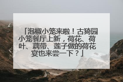 泡椒小笼来啦！古猗园小笼餐厅上新，荷花、荷叶、藕带、莲子做的荷花宴也来尝一下？