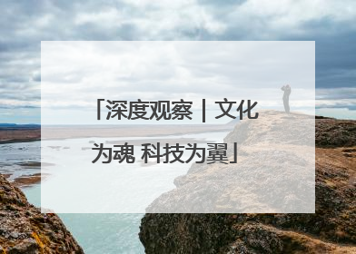 深度观察｜文化为魂 科技为翼