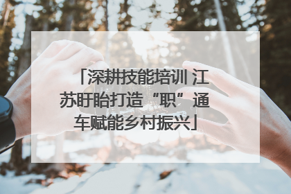 深耕技能培训 江苏盱眙打造“职”通车赋能乡村振兴