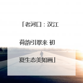 老河口：汉江荷韵引翠来 初夏生态美如画