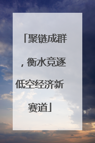 聚链成群，衡水竞逐低空经济新赛道