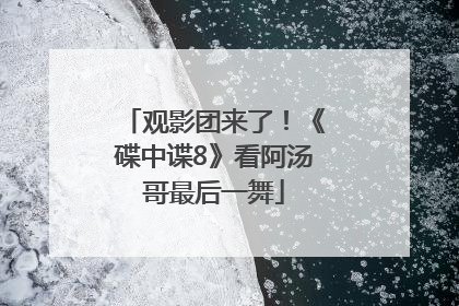 观影团来了！《碟中谍8》看阿汤哥最后一舞