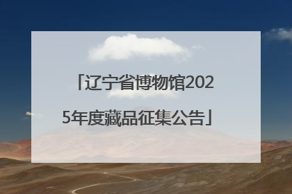 辽宁省博物馆2025年度藏品征集公告