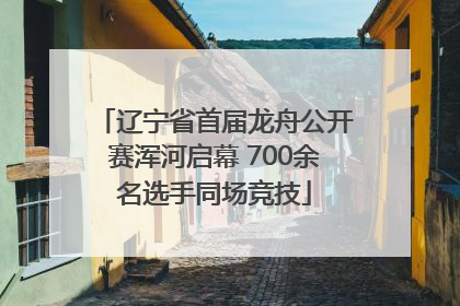 辽宁省首届龙舟公开赛浑河启幕 700余名选手同场竞技