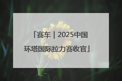 赛车｜2025中国环塔国际拉力赛收官