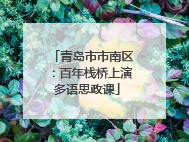 青岛市市南区：百年栈桥上演多语思政课