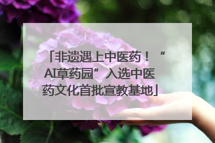 非遗遇上中医药！“AI草药园”入选中医药文化首批宣教基地