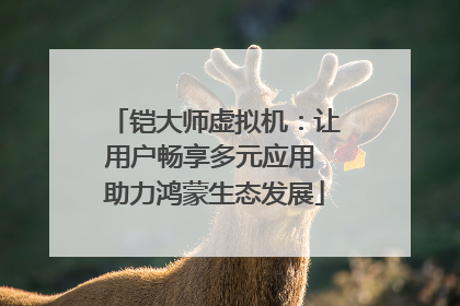 铠大师虚拟机：让用户畅享多元应用 助力鸿蒙生态发展