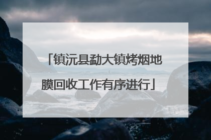 镇沅县勐大镇烤烟地膜回收工作有序进行