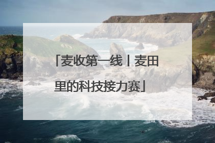 麦收第一线丨麦田里的科技接力赛