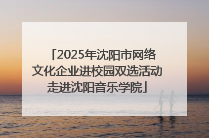 2025年沈阳市网络文化企业进校园双选活动走进沈阳音乐学院