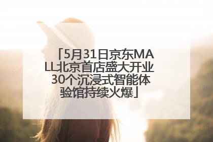 5月31日京东MALL北京首店盛大开业 30个沉浸式智能体验馆持续火爆