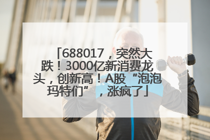 688017，突然大跌！3000亿新消费龙头，创新高！A股“泡泡玛特们”，涨疯了